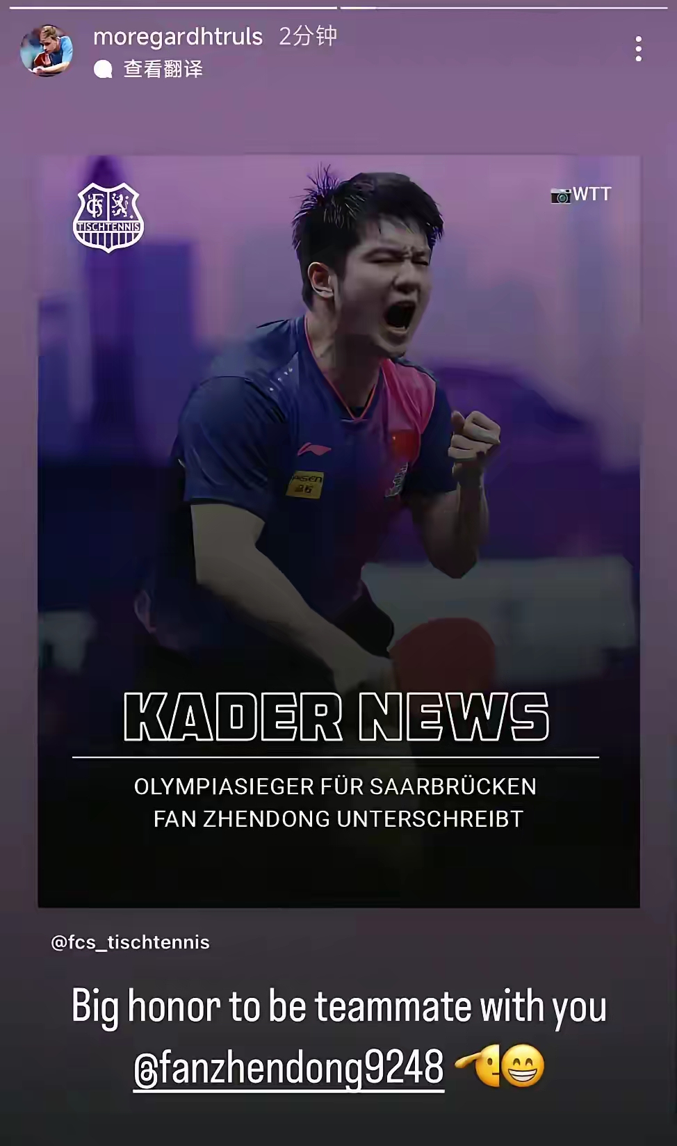 德国队逆转葡萄牙队,樊振东点燃赛场 德国队逆转葡萄牙队,樊振东点燃赛场